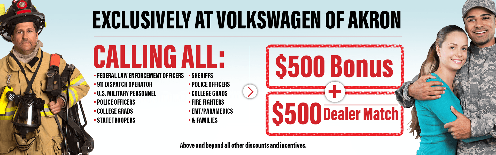 Exclusively at Volkswagen of Akron